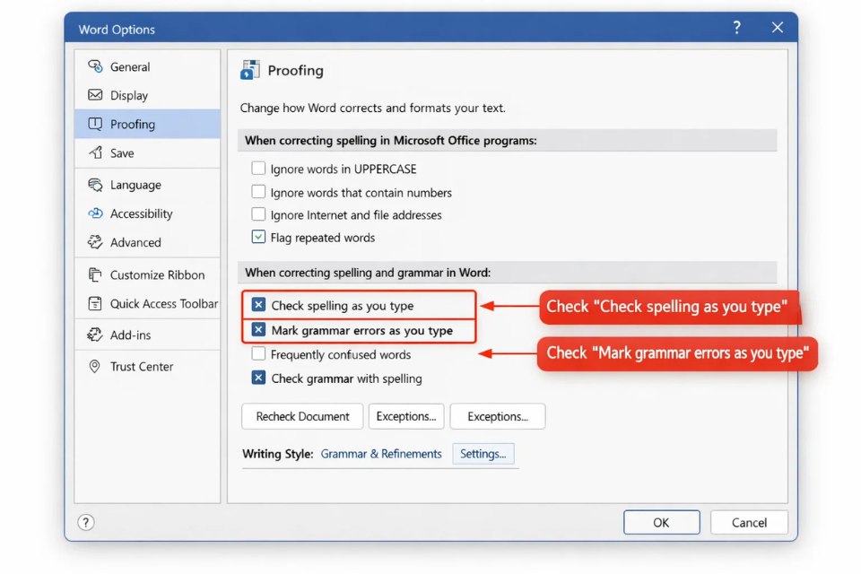 Cách thực hiện cài từ điển kiểm tra chính tả Office 2021 5