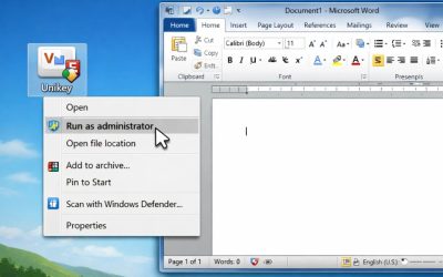 Cách thực hiện sửa lỗi gõ tiếng Việt Office 2010