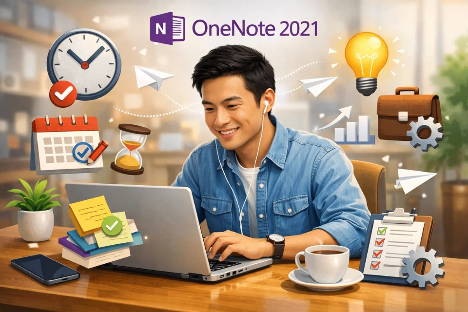 Cách thực hiện template trang ghi chú OneNote 2021 2 Cách thực hiện template trang ghi chú OneNote 2021 2