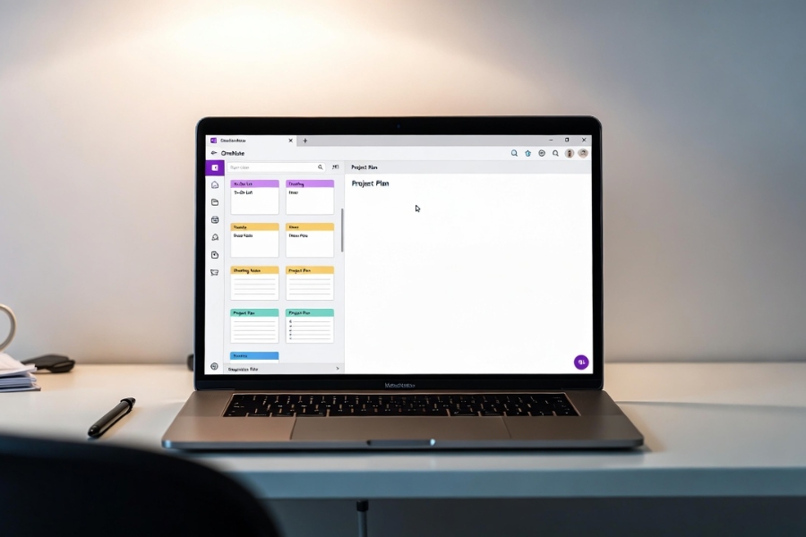 Cách thực hiện template trang ghi chú OneNote 365 5