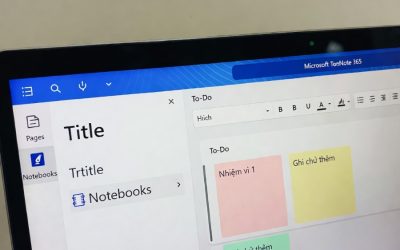 Cách thực hiện template trang ghi chú OneNote 365
