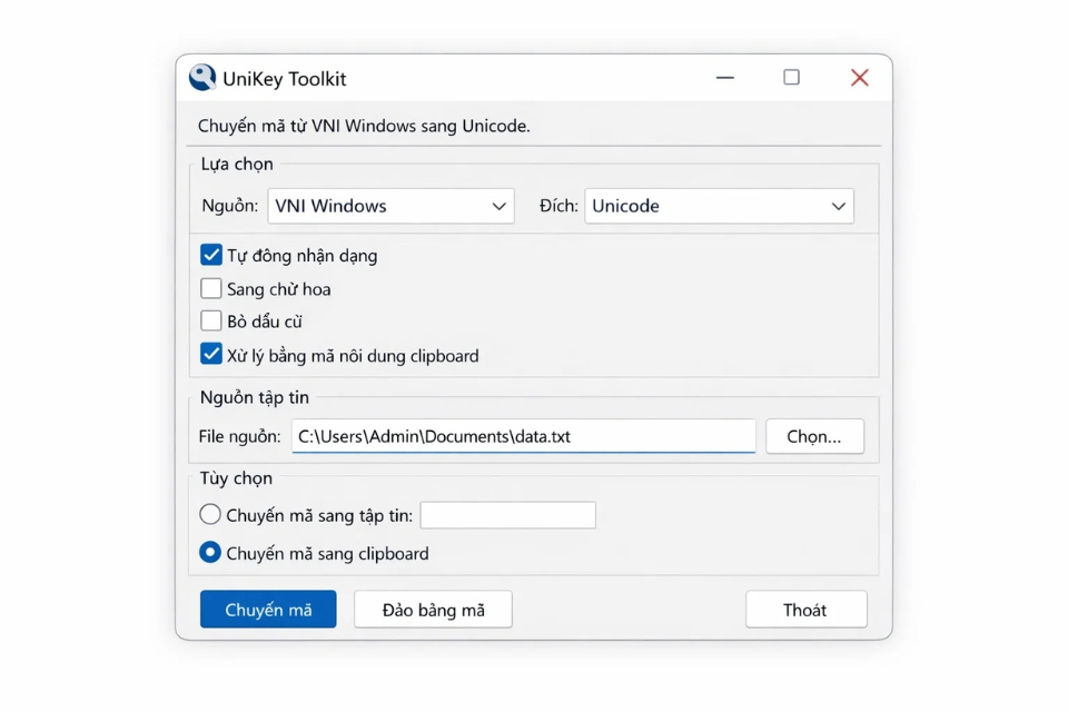 Cách thực hiện thay thế font VNI sang Unicode Office 2019 8