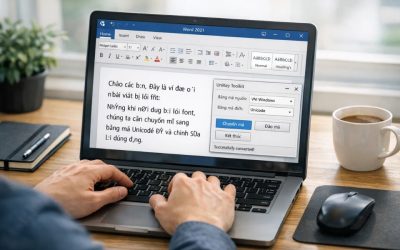 Cách thực hiện thay thế font VNI sang Unicode Office 2021