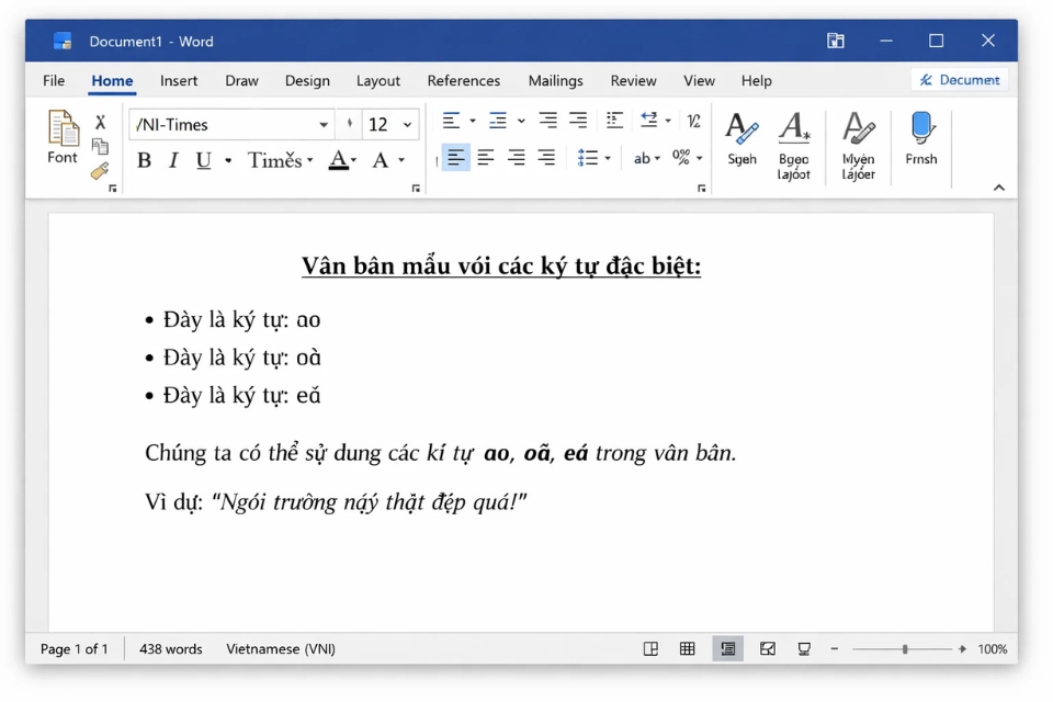 Cách thực hiện thay thế font VNI sang Unicode Office 2021 7