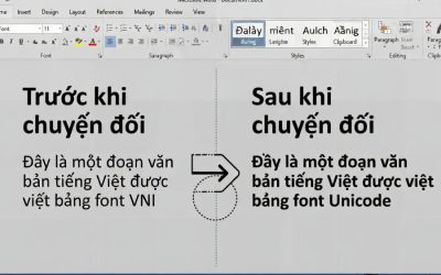 Cách thực hiện thay thế font VNI sang Unicode trong Office 2016 (đơn giản, nhanh gọn)