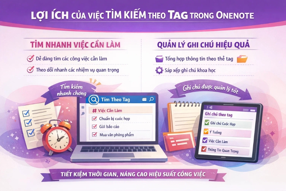 Cách thực hiện tìm kiếm theo thẻ (Tags) OneNote 2019 9
