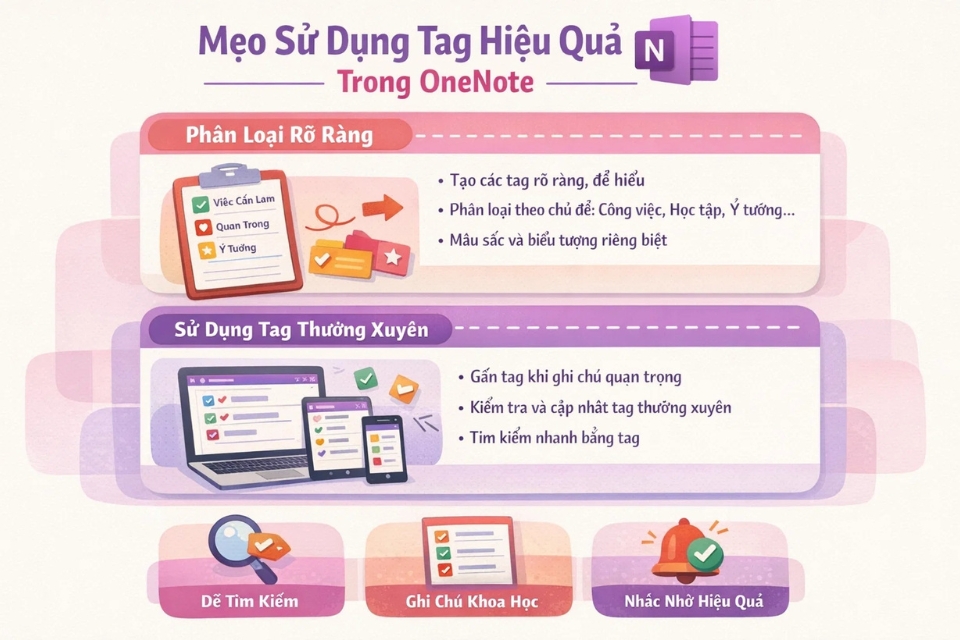 Cách thực hiện tìm kiếm theo thẻ (Tags) OneNote 2019 13