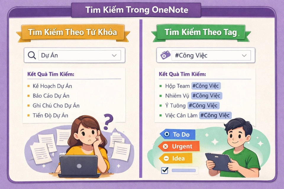 Cách thực hiện tìm kiếm theo thẻ (Tags) OneNote 2019 14