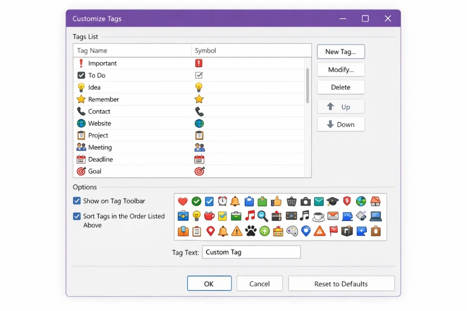 Cách thực hiện tìm kiếm theo thẻ (Tags) OneNote 2021 14