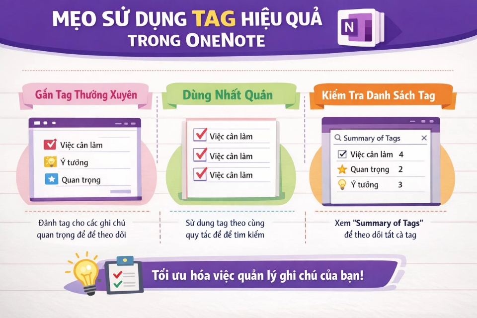 Cách thực hiện tìm kiếm theo thẻ (Tags) OneNote 2021 15
