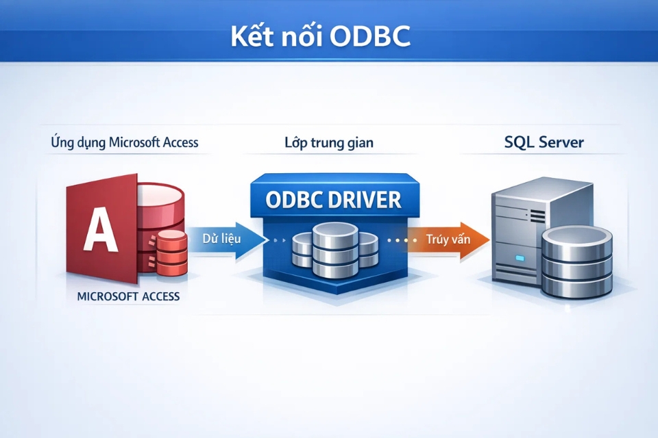 Hướng dẫn kết nối ODBC với SQL Server Access 365 9