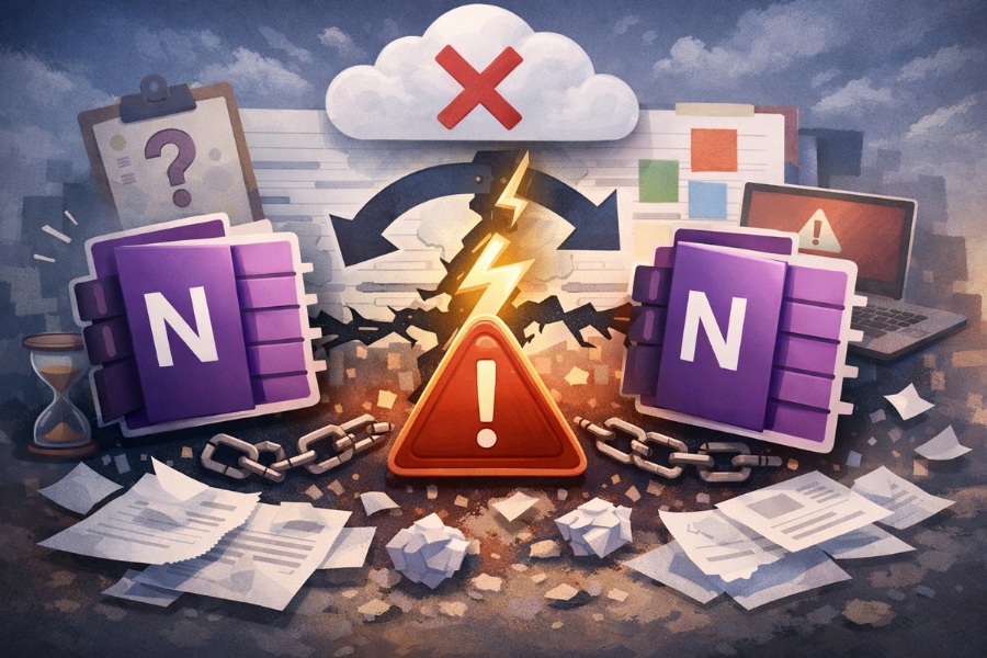 Lỗi Đồng Bộ OneNote Bị Xung Đột OneNote 2021
