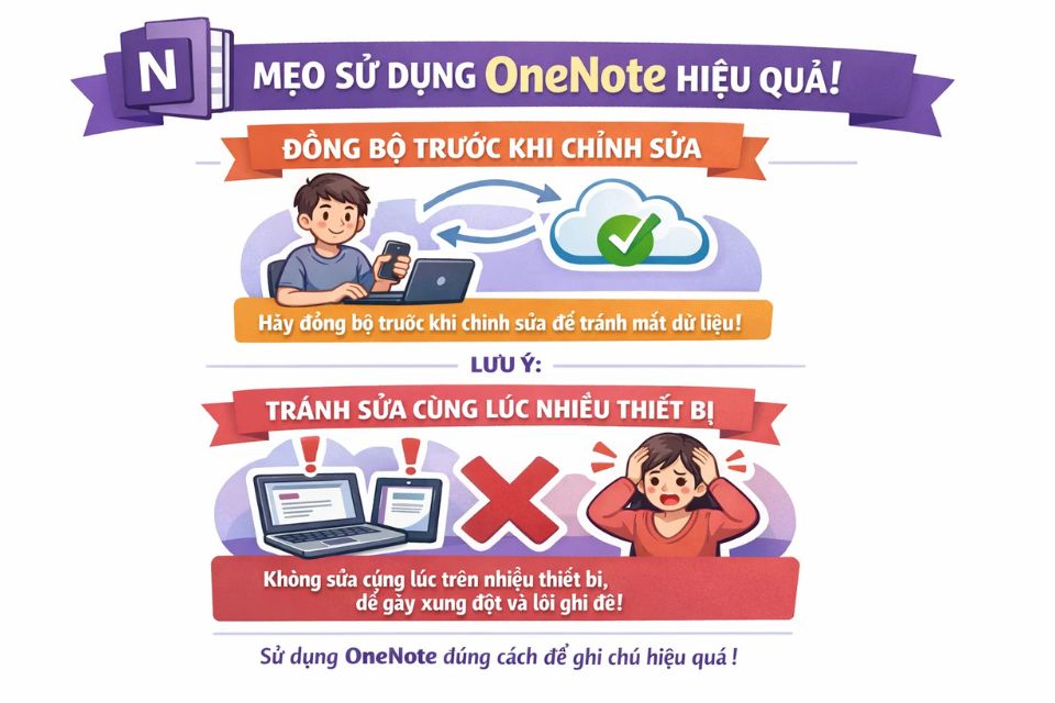 Lỗi đồng bộ OneNote bị xung đột OneNote 2010 11