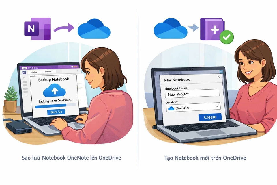 Lỗi đồng bộ OneNote bị xung đột OneNote 365 12