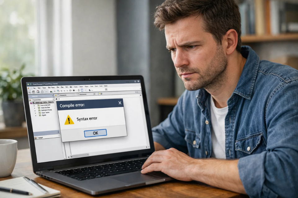 Sửa lỗi VBA Compile Error Office 2021 5
