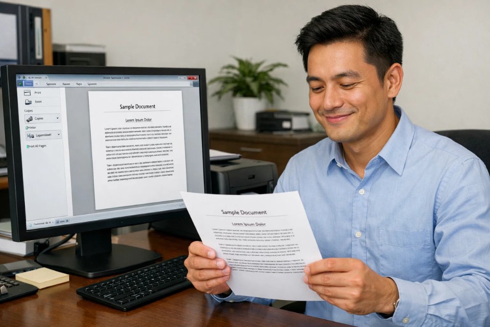 Sửa lỗi in bị lệch lề Office 2010 17