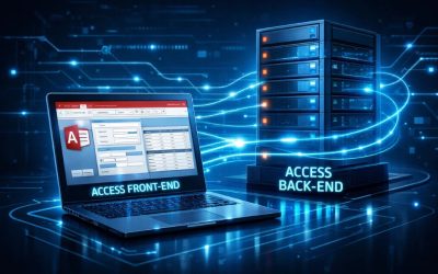 Cách thực hiện Split Database front‑end/back‑end Access 2019