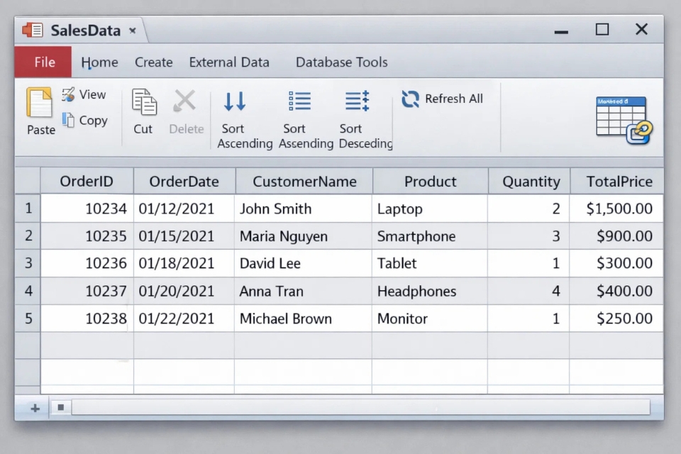 Cách thực hiện Split Database front‑end/back‑end Access 2019 12