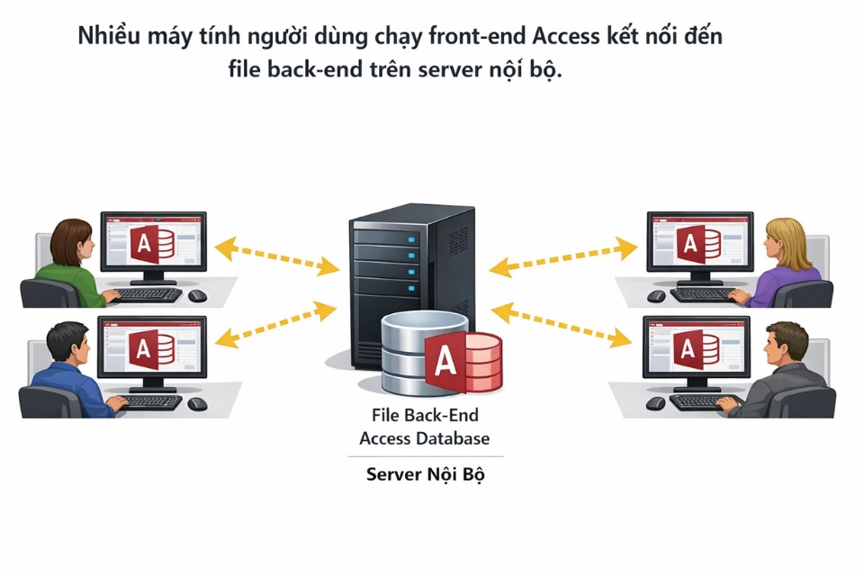 Cách thực hiện Split Database front‑end/back‑end Access 2019 13