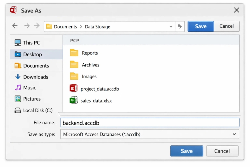 Cách thực hiện Split Database front‑end/back‑end Access 2021 13 Cách thực hiện Split Database front‑end/back‑end Access 2021 13