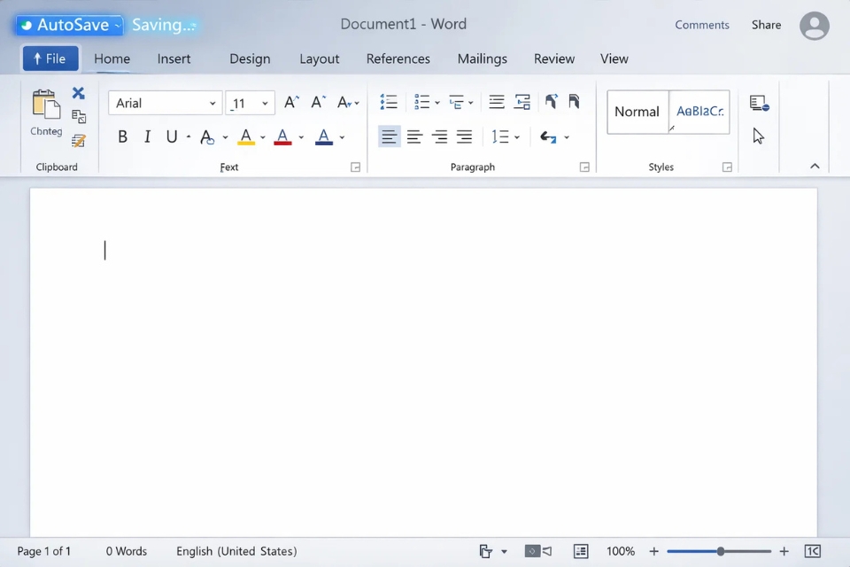 Cách bật/tắt AutoSave Office 365 7