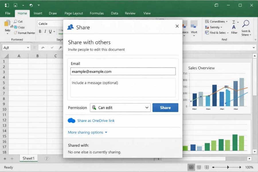Cách chia sẻ file qua OneDrive/SharePoint trong Office 2016 (Hướng dẫn chi tiết, dễ hiểu) 6