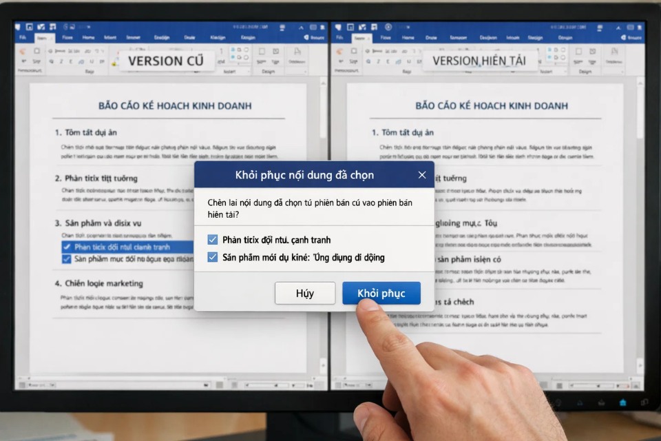 Cách khôi phục phiên bản (Version History) Office 2019 5