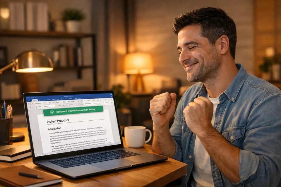 Cách khôi phục phiên bản (Version History) Office 2019 6