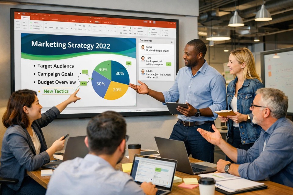 Cách sử dụng đồng biên tập (co-authoring) thời gian thực Office 2021 6 Cách sử dụng đồng biên tập (co-authoring) thời gian thực Office 2021 6