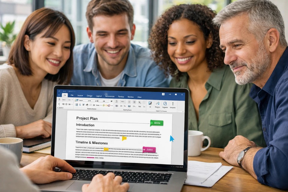 Cách sử dụng đồng biên tập (co-authoring) thời gian thực Office 2021 5 Cách sử dụng đồng biên tập (co-authoring) thời gian thực Office 2021 5