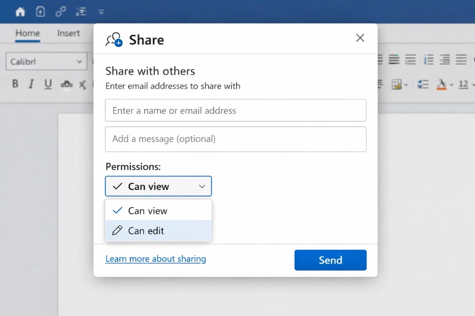 Cách thực hiện chia sẻ file qua OneDrive/SharePoint Office 2019 2