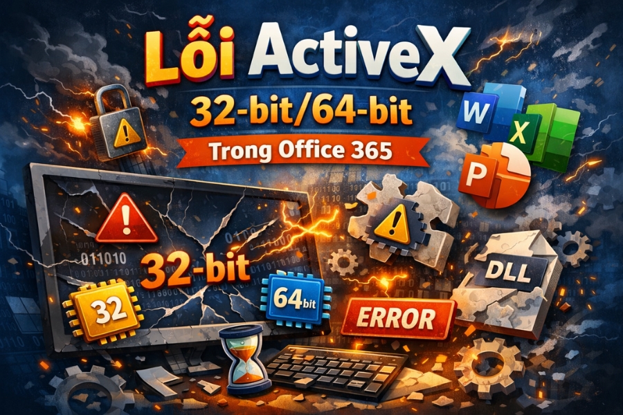Lỗi ActiveX 32-bit64-bit Trong Office 365