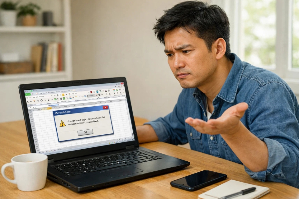 Lỗi ActiveX 32‑bit/64‑bit Office 2010 8