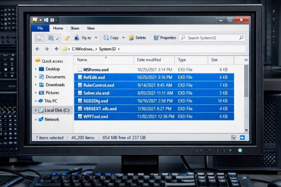 Lỗi ActiveX 32‑bit/64‑bit Office 2016 4