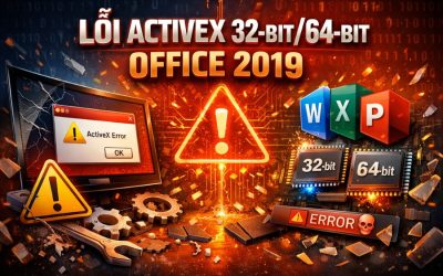 Lỗi ActiveX 32‑bit/64‑bit Office 2019