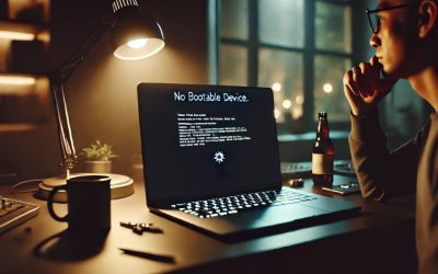 “No Bootable Device” trên Windows 10