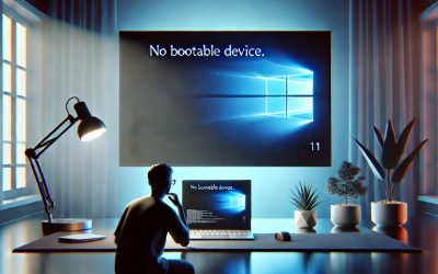 “No Bootable Device” trên Windows 11