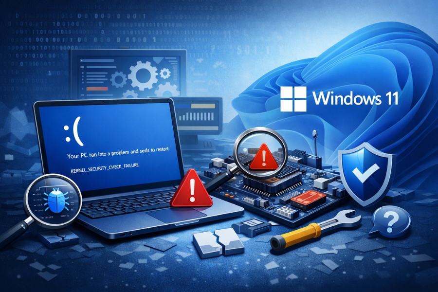Sửa Lỗi KERNEL_SECURITY_CHECK_FAILURE Windows 11