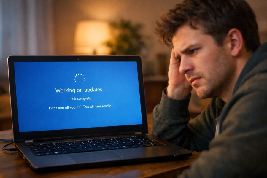 Sửa Lỗi Kẹt 0% Khi Cập Nhật Windows 10