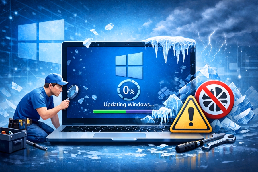 Sửa Lỗi Kẹt 0% Khi Cập Nhật Windows 10