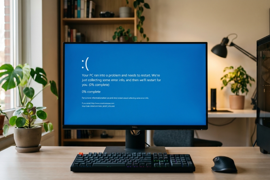 Sửa Lỗi UNMOUNTABLE_BOOT_VOLUME Windows 11