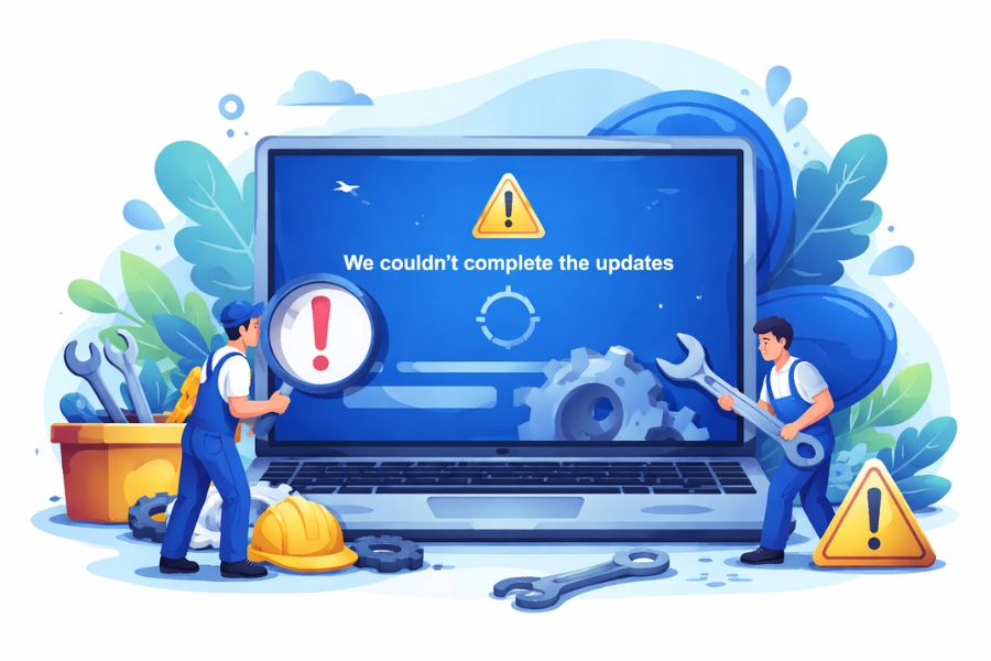 Sửa Lỗi We Couldn'T Complete The Updates Windows 11