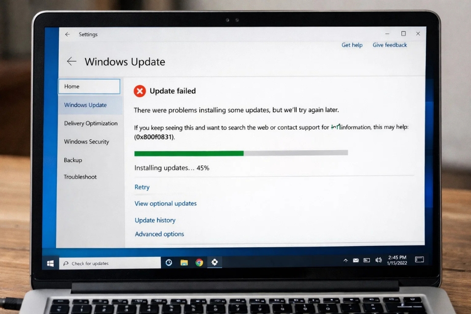 Sửa lỗi 0x800f0831 Windows 10 6