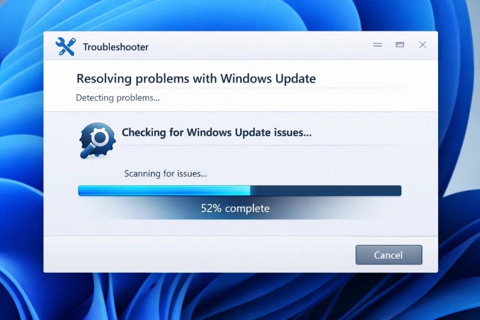 Sửa lỗi 0x800f0831 Windows 11 7