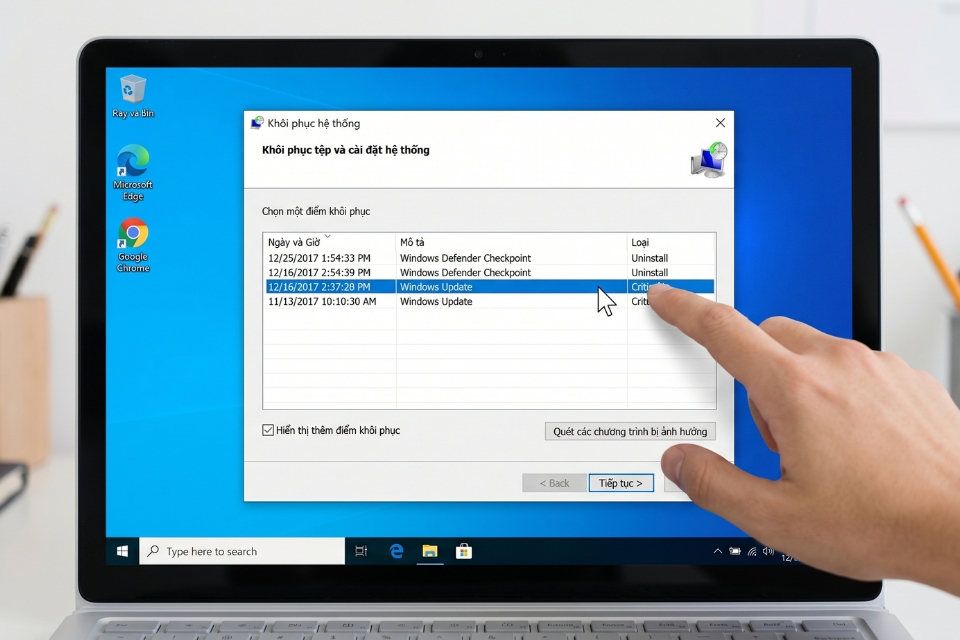 Sửa lỗi BAD_SYSTEM_CONFIG_INFO Windows 10 9