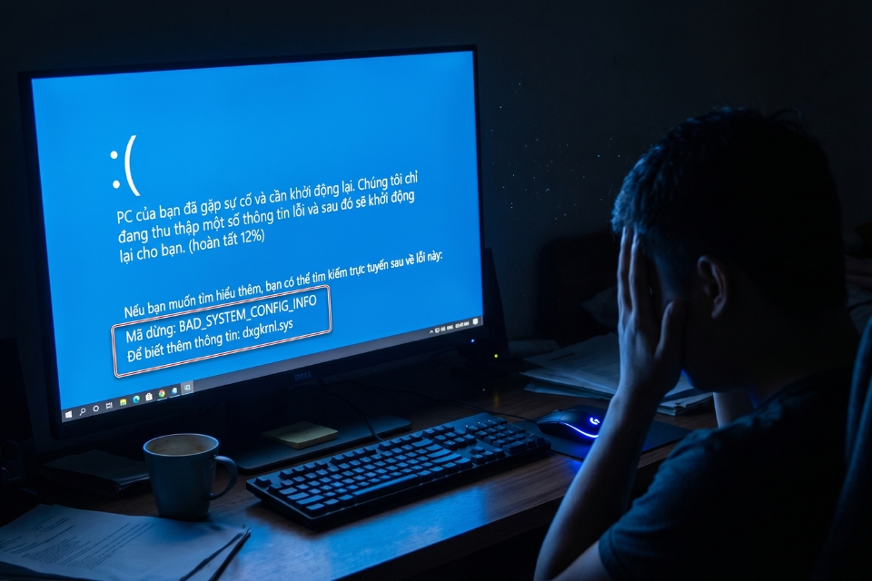 Sửa lỗi BAD_SYSTEM_CONFIG_INFO Windows 11 6