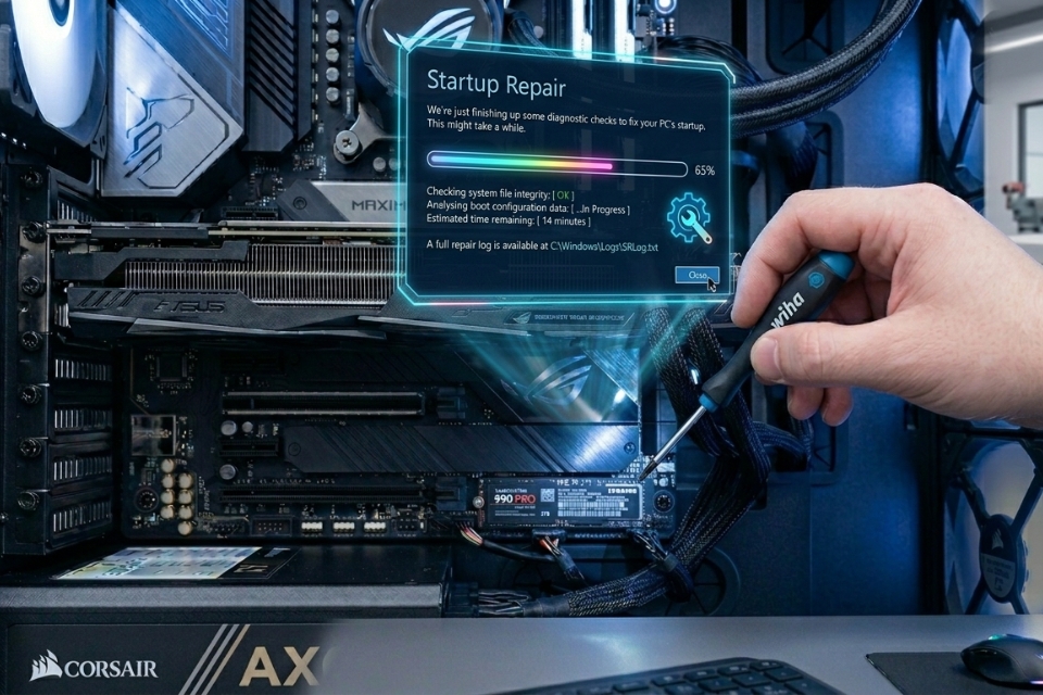 Sửa lỗi BAD_SYSTEM_CONFIG_INFO Windows 11 7