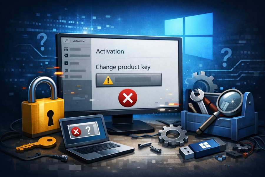 Sửa lỗi “Change Product Key” không hoạt động trên Windows 10