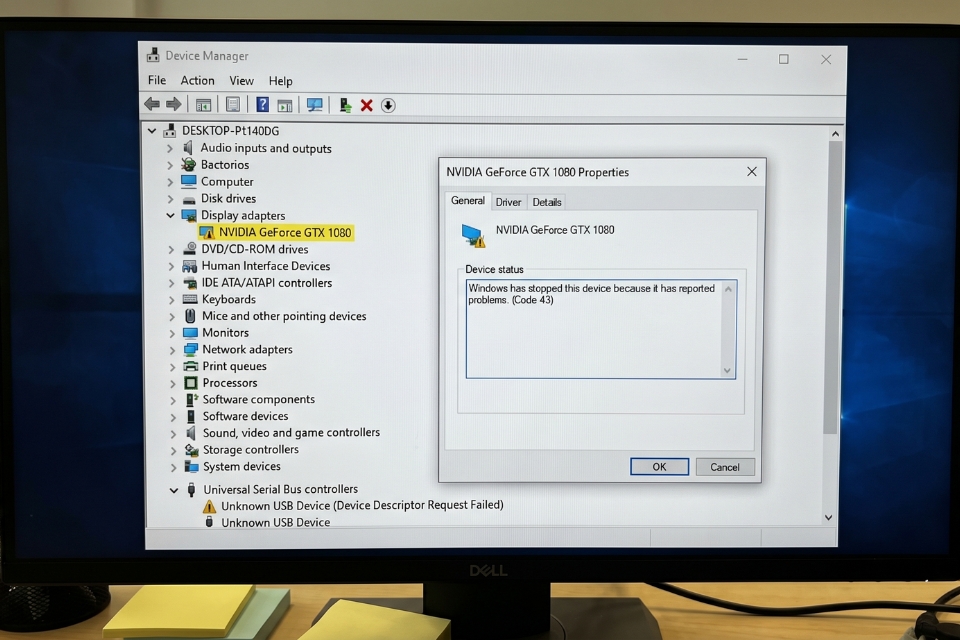 Sửa lỗi Device Manager code 43 Windows 10 6