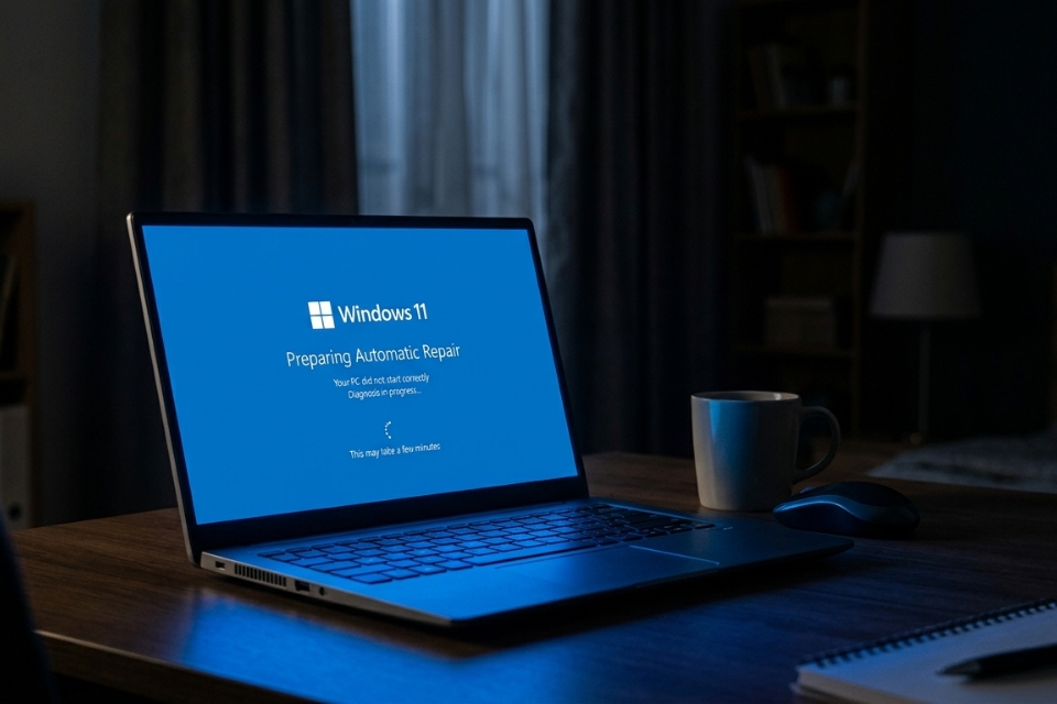 Sửa lỗi Preparing Automatic Repair loop Windows 11 6
